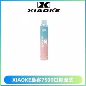 XIAOKE梟客7500Puffs跑馬燈拋棄式電子煙 可發光一次性
